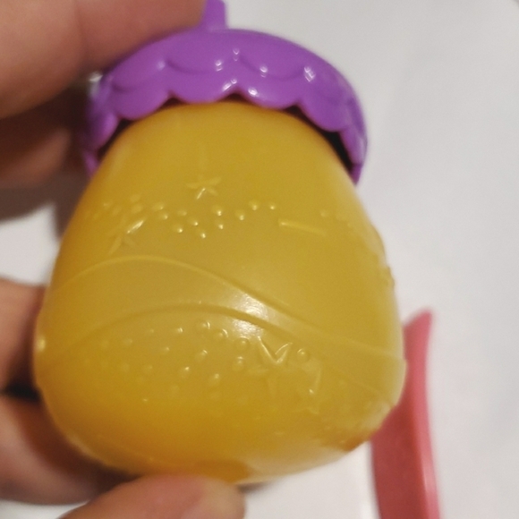 Replacement Baby Alive Orange Bottle purple twist on top pink spoon - Picture 2 of 7